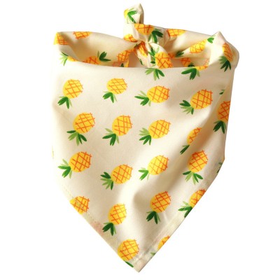 Fruit Pattern Dog Triangular Bandage Dog Bandanas