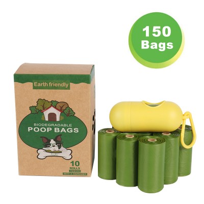 Pet Poop Bag With Dispenser Set Eco-friendly Poop Bags