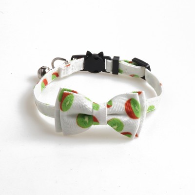 Cat Collar With Bell Summer Fruit Style Cute Pet Collar