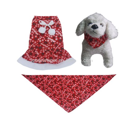 New Styles Fashion Clothing Cute Dog Christmas Dresses For Pet Dog